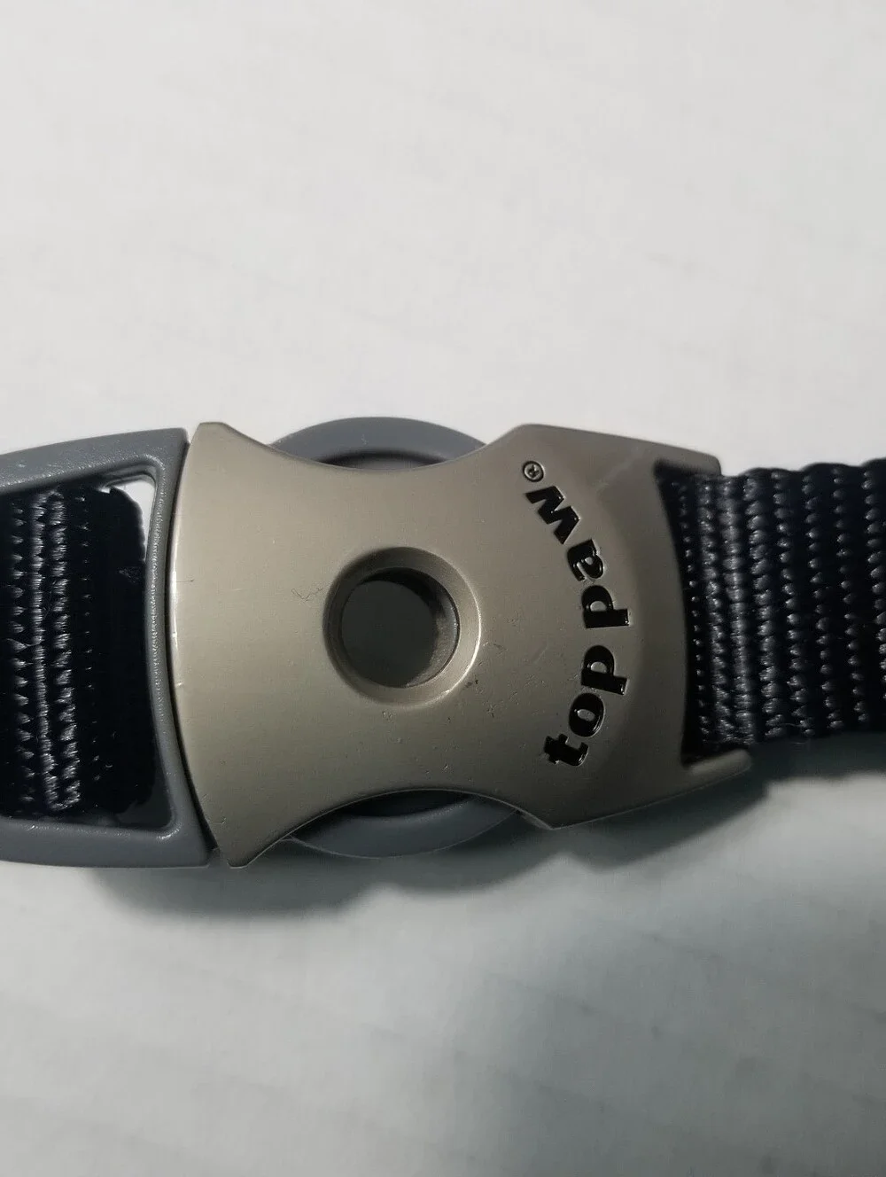 TOP PAW BLACK WITH GRAY DOG HARNESS SIZE LARGE
